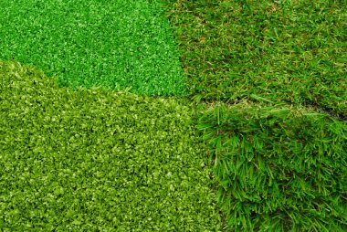 Artificial grass selection clipart
