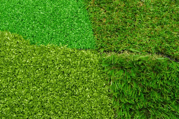 Wybór sztucznej trawy — Zdjęcie stockowe