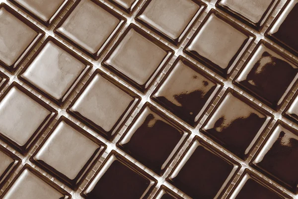 Mörk brun kakel — Stockfoto