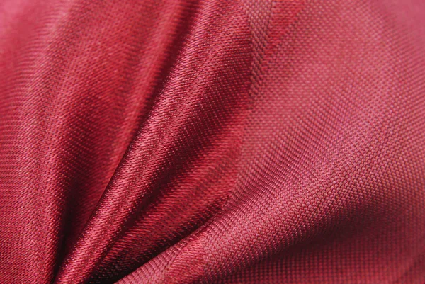 红色织物纹理 — 图库照片