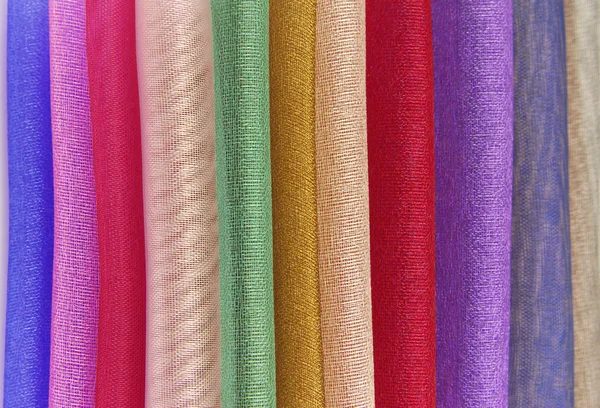 Organza textilie textura sampler — Stock fotografie