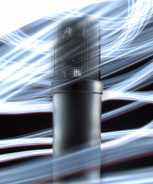Tüp mikrofon — Stok fotoğraf
