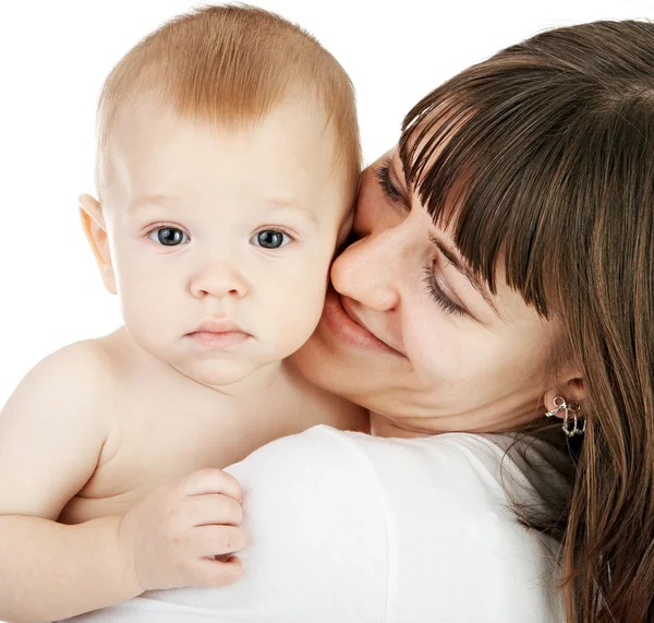 Baby med mamma — Stockfoto