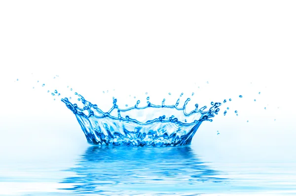 Corona de agua azul — Foto de Stock