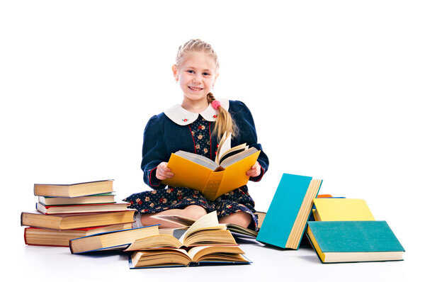 Girl with book