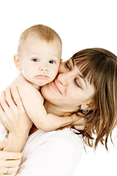 Baby with mother Stock Photo