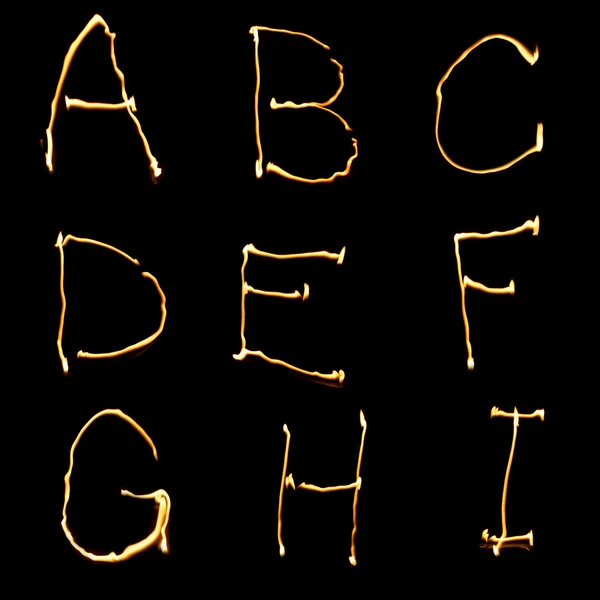Parte do alfabeto — Fotografia de Stock