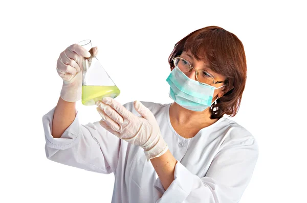 Asystent w laboratorium — Zdjęcie stockowe