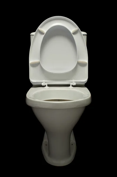 Vit toalett pan — Stockfoto