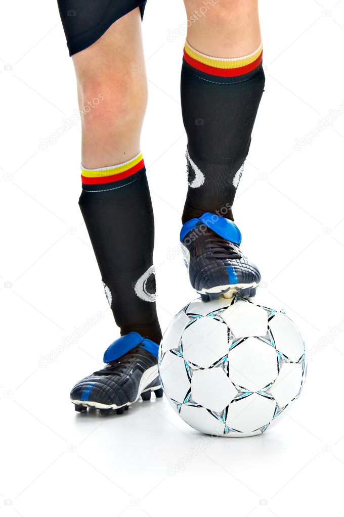 Player with ball