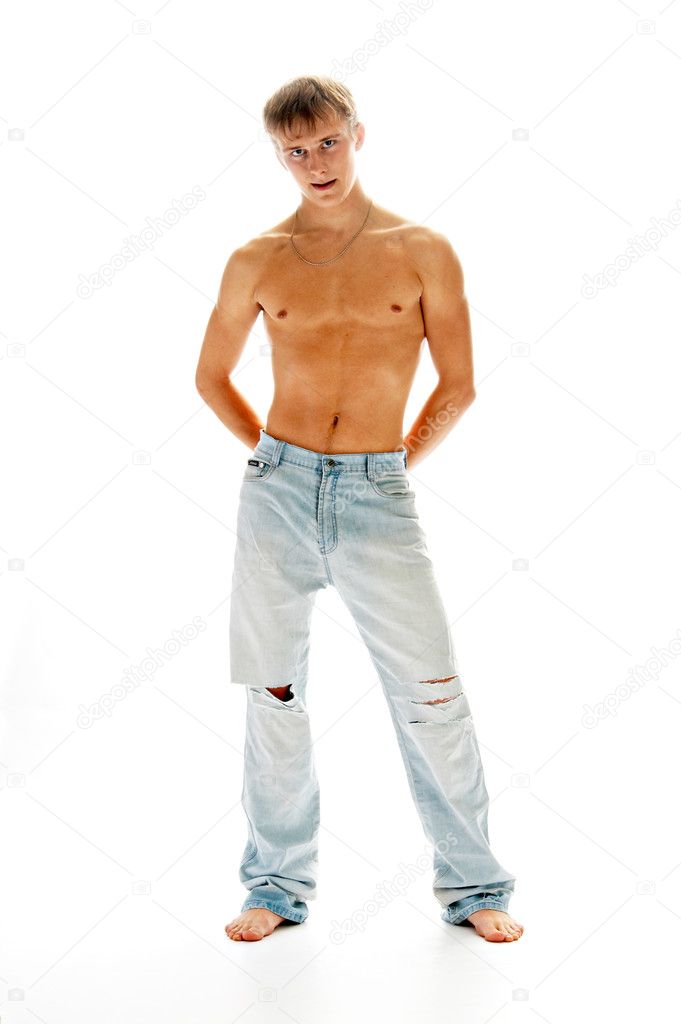 Man in jeans