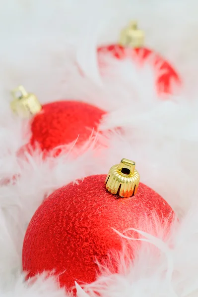 Três bulbos de Natal — Fotografia de Stock