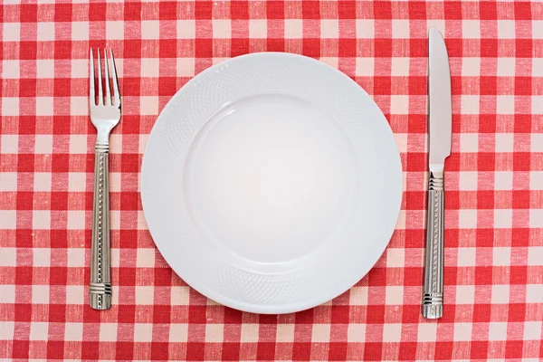 Boş yemek tabağı — Stok fotoğraf