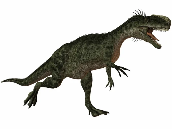 Dinosaurio Monolophosaurus-3D —  Fotos de Stock