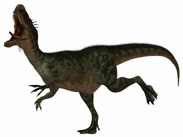 モノロフォサウルス 3 d の恐竜 — ストック写真