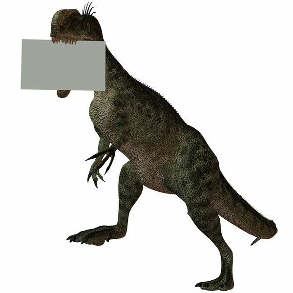 Монолоферус-3D Динозавр — стоковое фото
