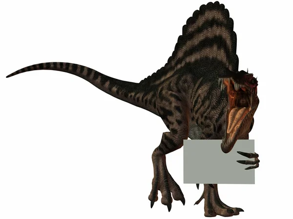 Спинозавр 3d динозавра — стокове фото