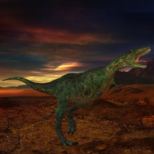Aucasaurus-3D Dinosaur — Stock Photo, Image