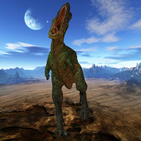 Aukazaur-3d dinozaur — Zdjęcie stockowe