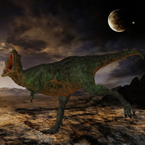 アウカサウルス 3 d の恐竜 — ストック写真
