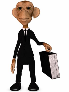 Toon Monkey-Business clipart