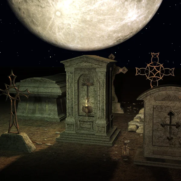 Mystic Cemetery — Stock Photo, Image