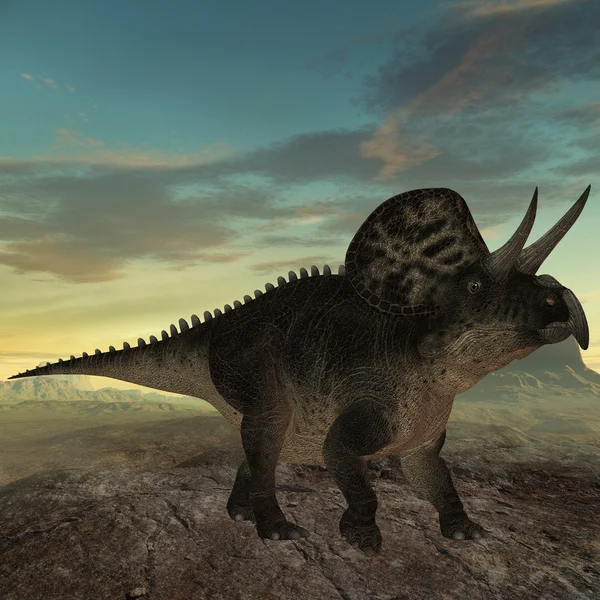 Zuniceratops-3d dinozaur — Zdjęcie stockowe