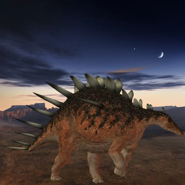 Kentrosaurus-3D Dinosaur — Stock Photo, Image