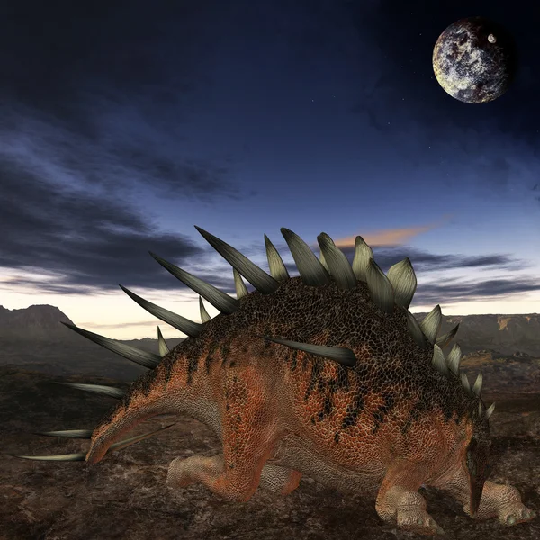 Kentrosaurus-3d dinosaurus — Stock fotografie