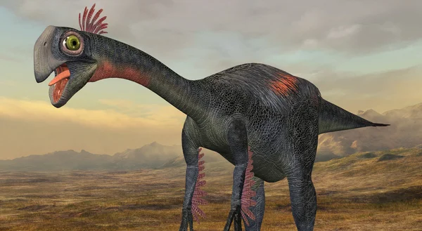 Gigantoraptor erlianensis-3d dinoszaurusz — Stock Fotó