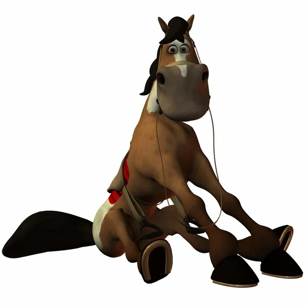Cavalo Toon — Fotografia de Stock
