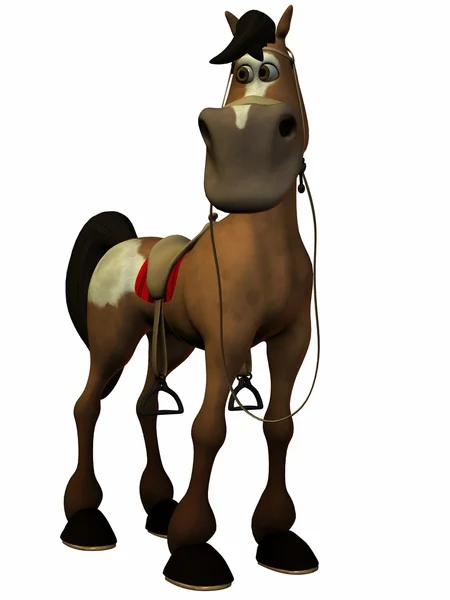 Toon Pferd — Stockfoto