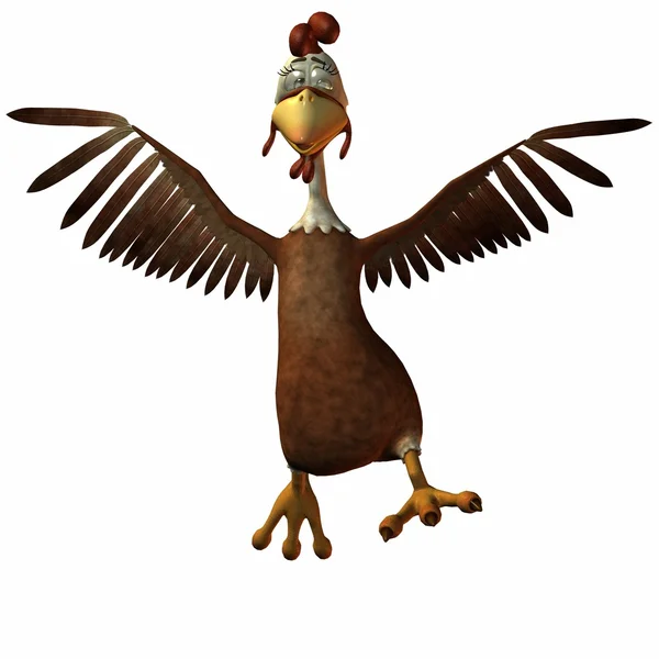 Toon kyckling — Stockfoto