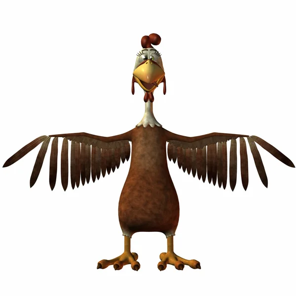 Toon kurczaka — Zdjęcie stockowe