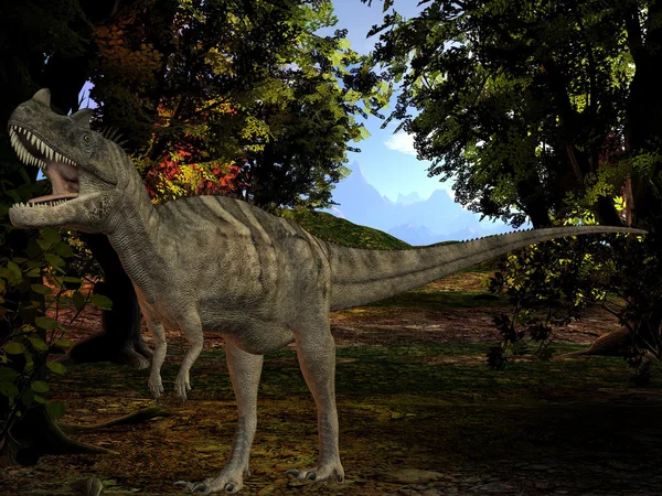 Ceratosaurus nasicornis-3d dinoszaurusz — Stock Fotó