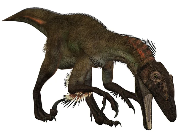 Utahraptor ostrommayorum 3d 恐龙 — 图库照片