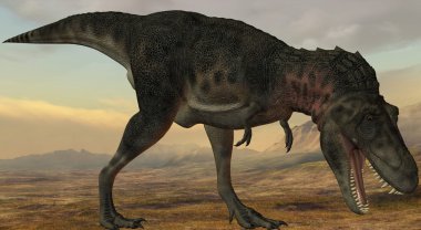 tarbosaurus Batur-3d dinazor