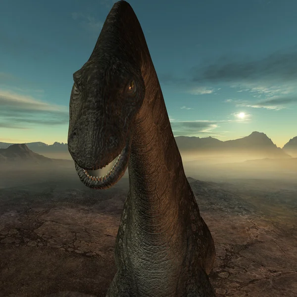 Tytanozaur Agaporomorphus-3d dinozaur — Zdjęcie stockowe