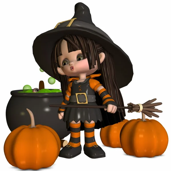 Halloween witch costume — Stock Photo © gouraudstudio #54820423