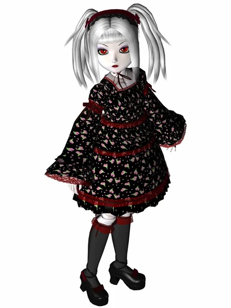 Gothic Doll — Stock Photo, Image