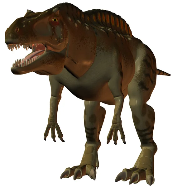 Acrocanthosaurus-3d Dinosaur — Stockfoto