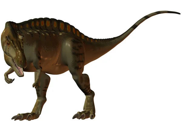 Acrocanthosaurus 3d 恐龙 — 图库照片