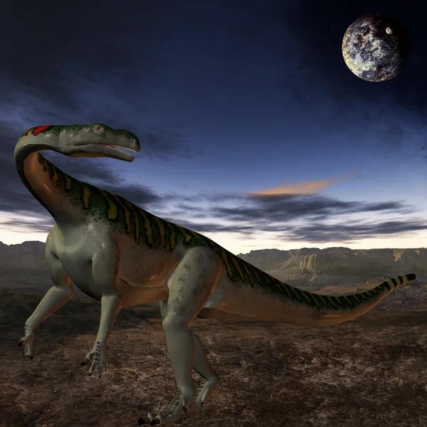 Платежный 3D-динозавр — стоковое фото