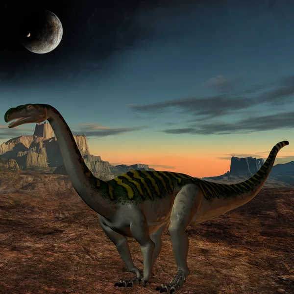 Dinosaurio Plateosaurus-3D —  Fotos de Stock