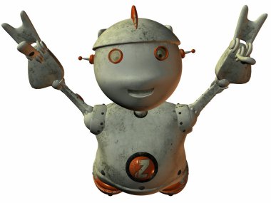 uçan toon robot