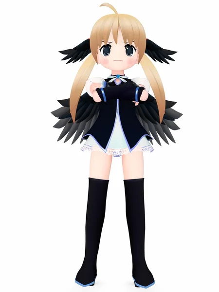 Dark Angel - 3D Figure — Stock Photo, Image