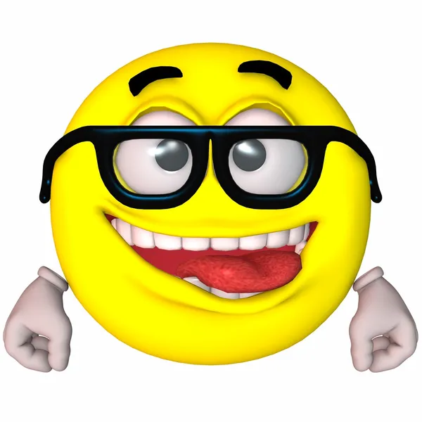 3D smiley — Stok fotoğraf