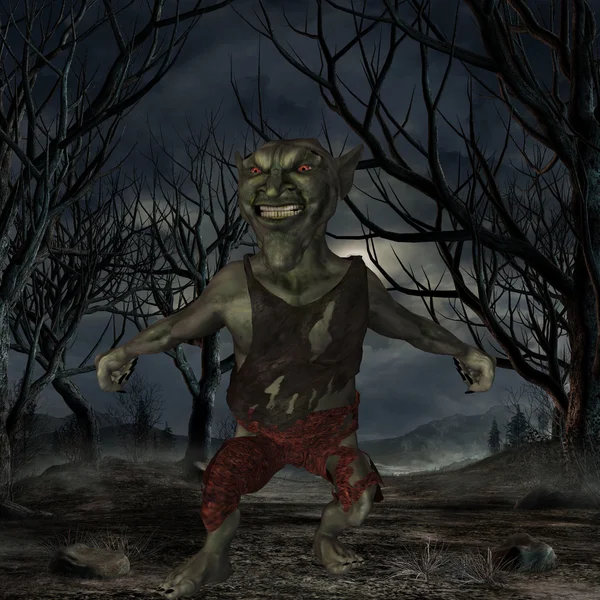 Goblin-Fantasy Figura — Fotografie, imagine de stoc