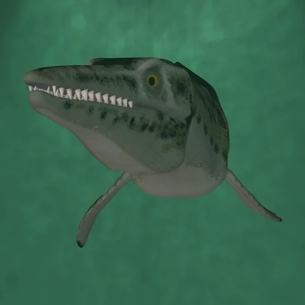 Lepidosauros Mosassaur-3D — Fotografia de Stock