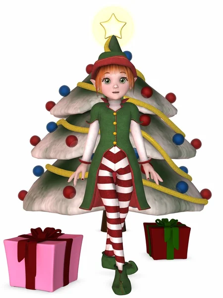 Christmas elf — Stockfoto